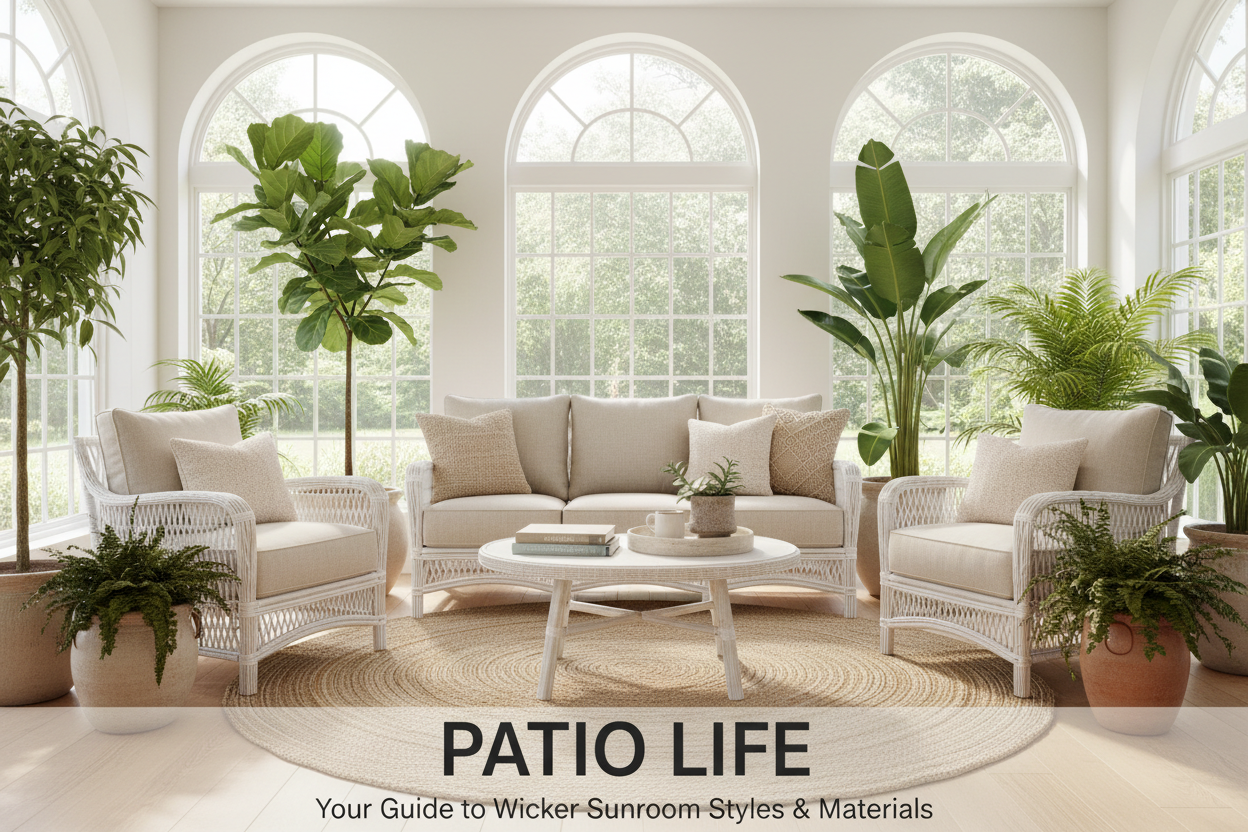 Best Wicker Sunroom Furniture