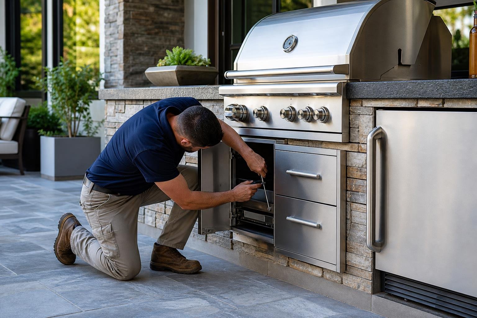 Common Outdoor Kitchen Repairs