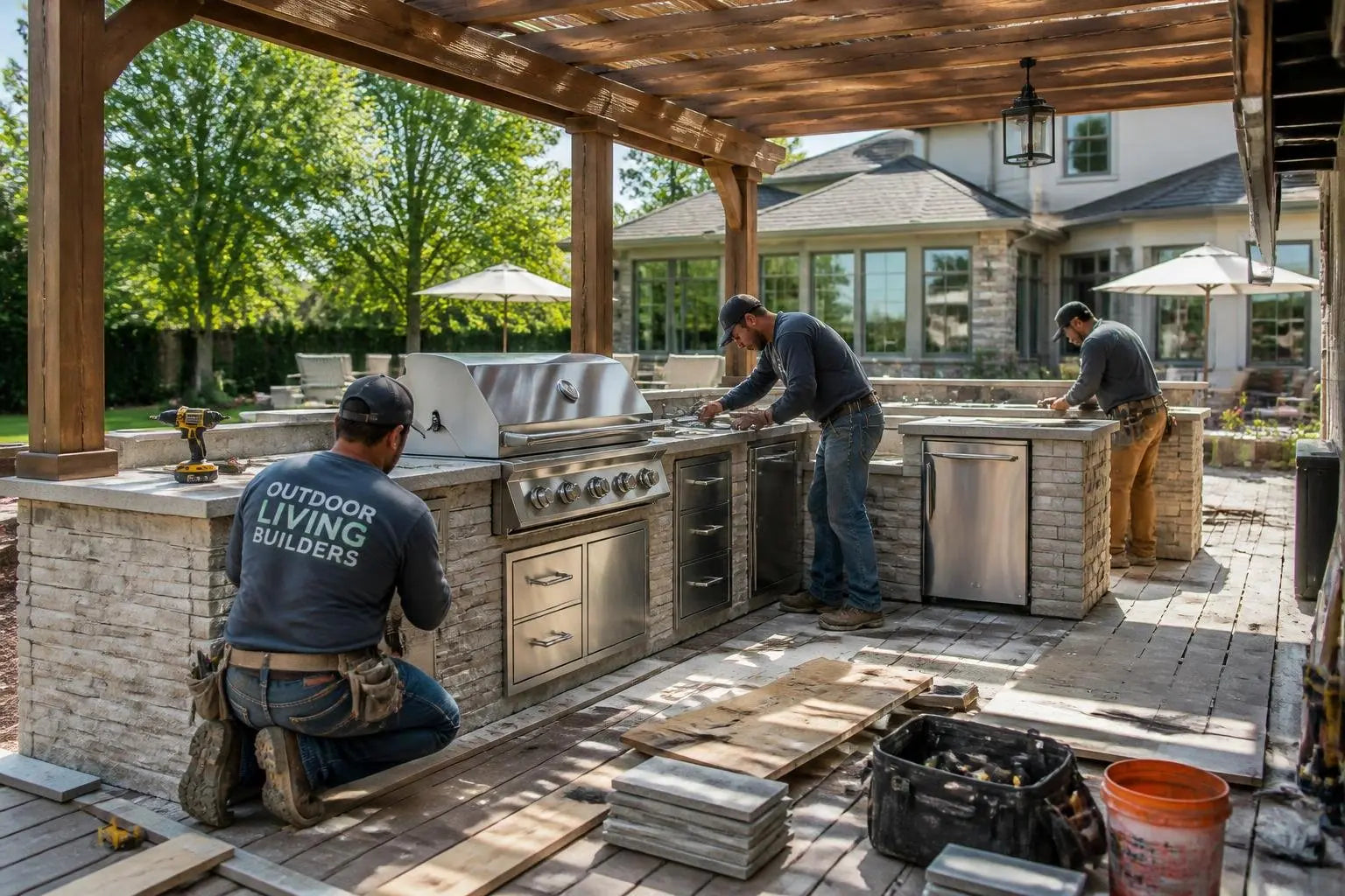How Long Does It Take to Build a Custom Outdoor Kitchen?