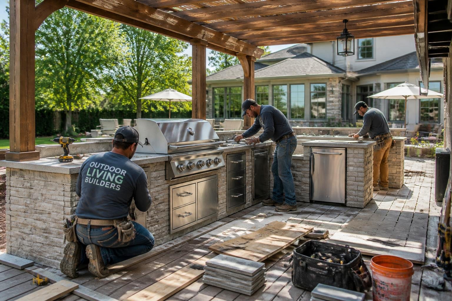 How Long Does It Take to Build a Custom Outdoor Kitchen?