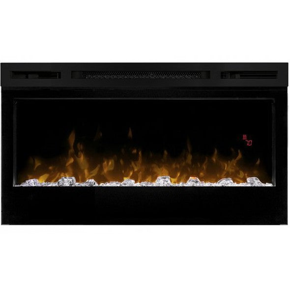 Dimplex BLF3451 Prism 34 inch linear electric fireplace front view
