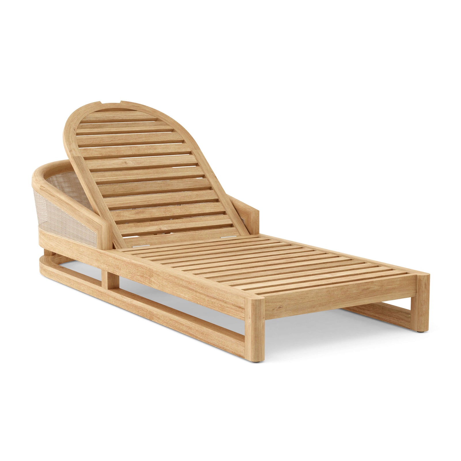 Catania Teak Chaise Lounge with Sunbrella Cushions | BetterPatio // BetterPatio.com