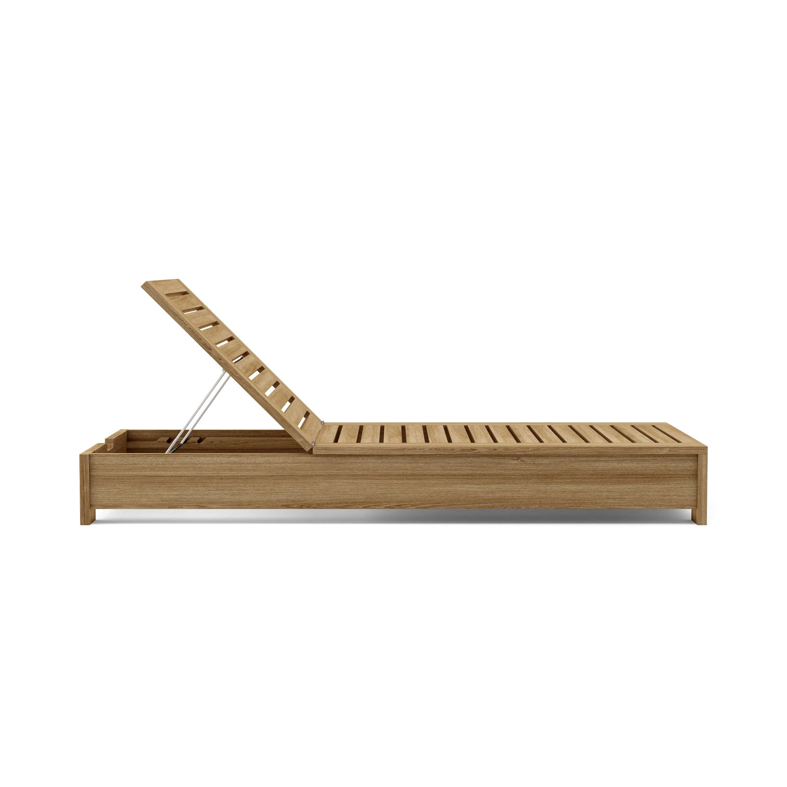 Madera Teak Sun Lounger with Sunbrella Cushions | BetterPatio // BetterPatio.com