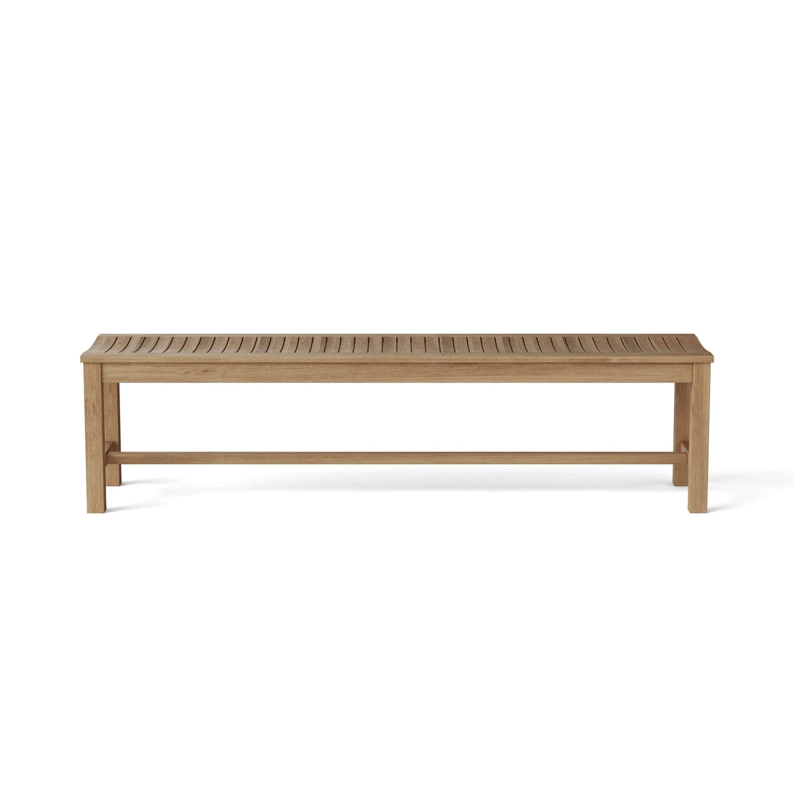 Casablanca Backless Teak Benches – 2, 3 & 4 Seater Outdoor | BetterPatio // BetterPatio.com