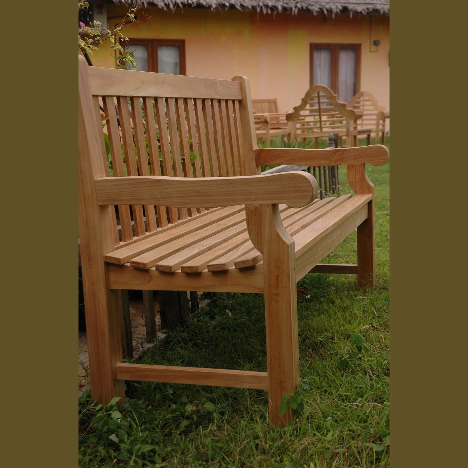 Devonshire Extra Thick Teak Benches – 3 & 4 Seater | BetterPatio // BetterPatio.com