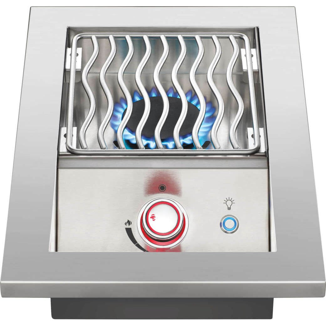 Single Range Top Burner in use