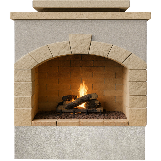 Cal Flame 60 inch Outdoor Fireplace FRP-906-1 Cal Flame