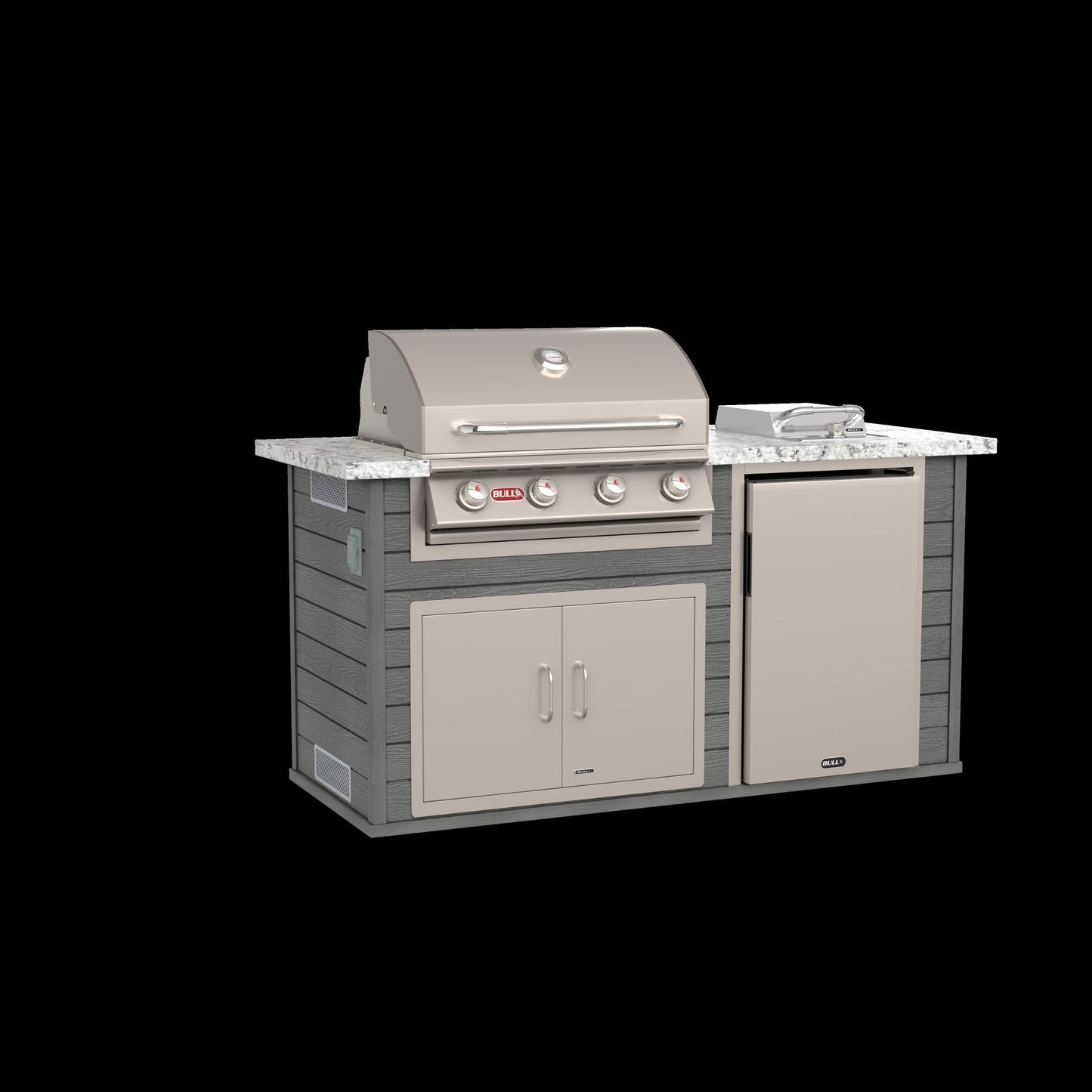 Bull Core Series Power Q Outdoor Kitchen Island Bull BBQ