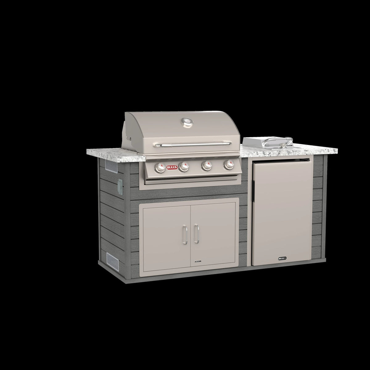 Bull Core Series Power Q Outdoor Kitchen Island Bull BBQ