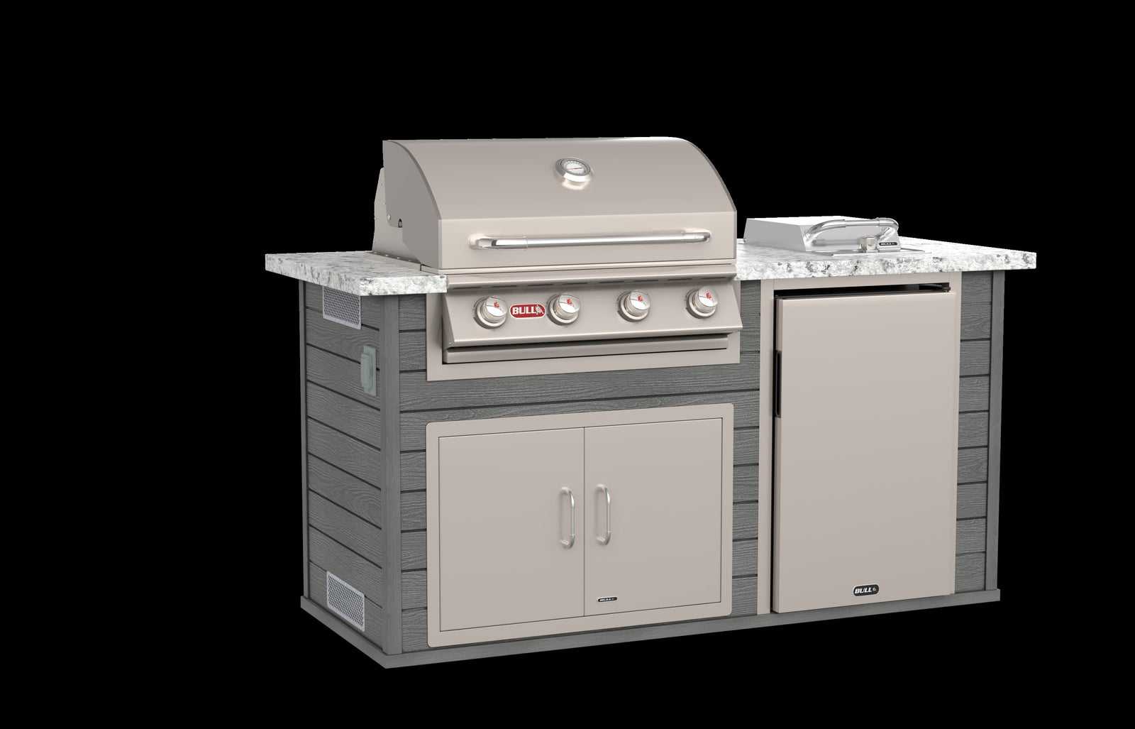 Bull Core Series Power Q Outdoor Kitchen Island