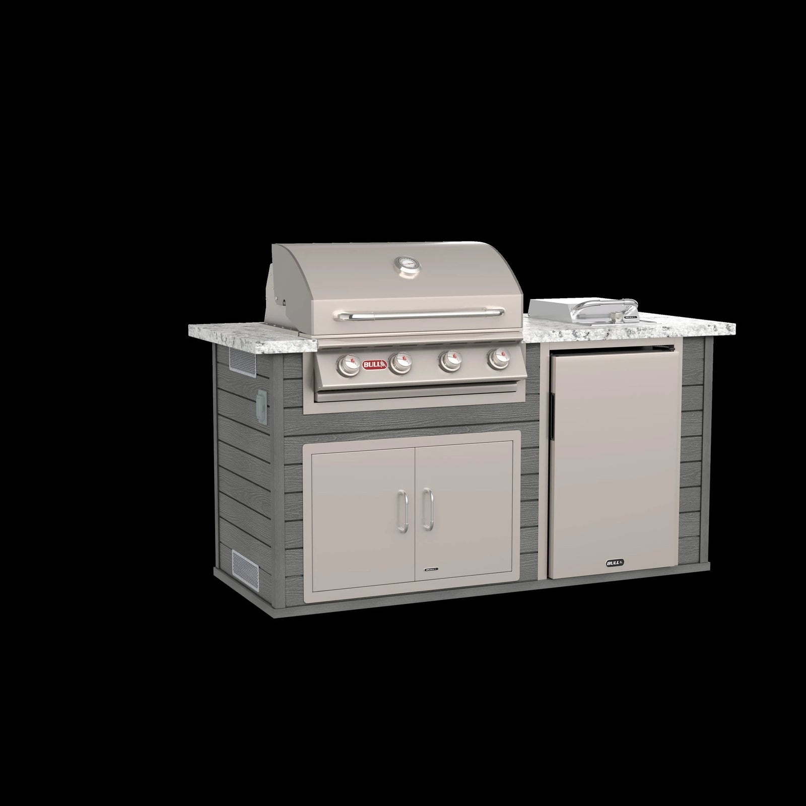 Bull Core Series Power Q Outdoor Kitchen Island Bull BBQ
