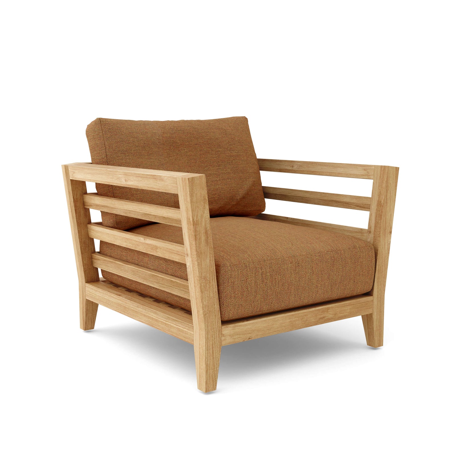 Cordoba 1 - Seater Teak Armchair with Sunbrella Cushion | BetterPatio // BetterPatio.com