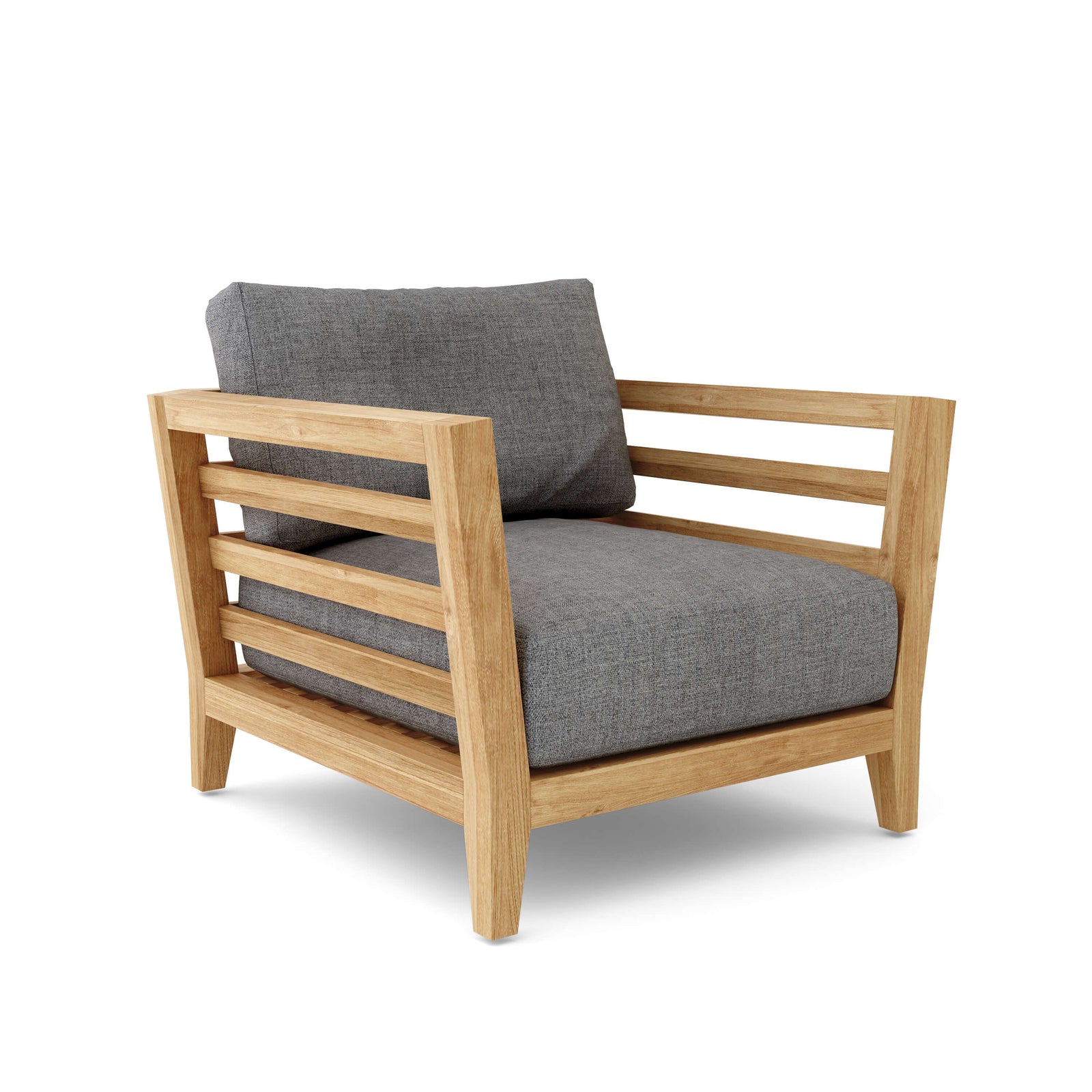 Cordoba 1 - Seater Teak Armchair with Sunbrella Cushion | BetterPatio // BetterPatio.com