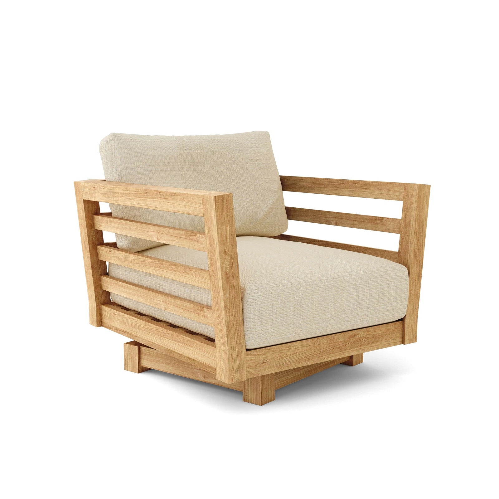 Cordoba Deep Seating Swivel Armchair with Sunbrella Cushion | BetterPatio // BetterPatio.com