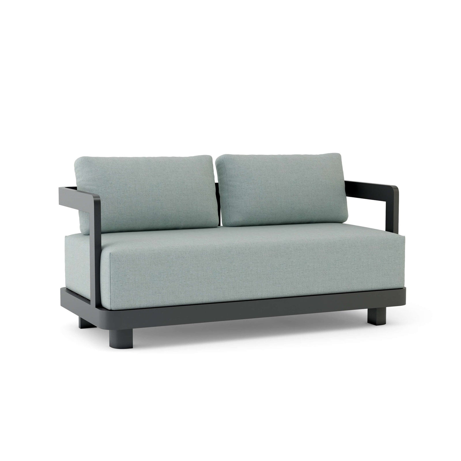 Granada Deep Seating Aluminum Loveseat with Sunbrella Cushions | BetterPatio // BetterPatio.com