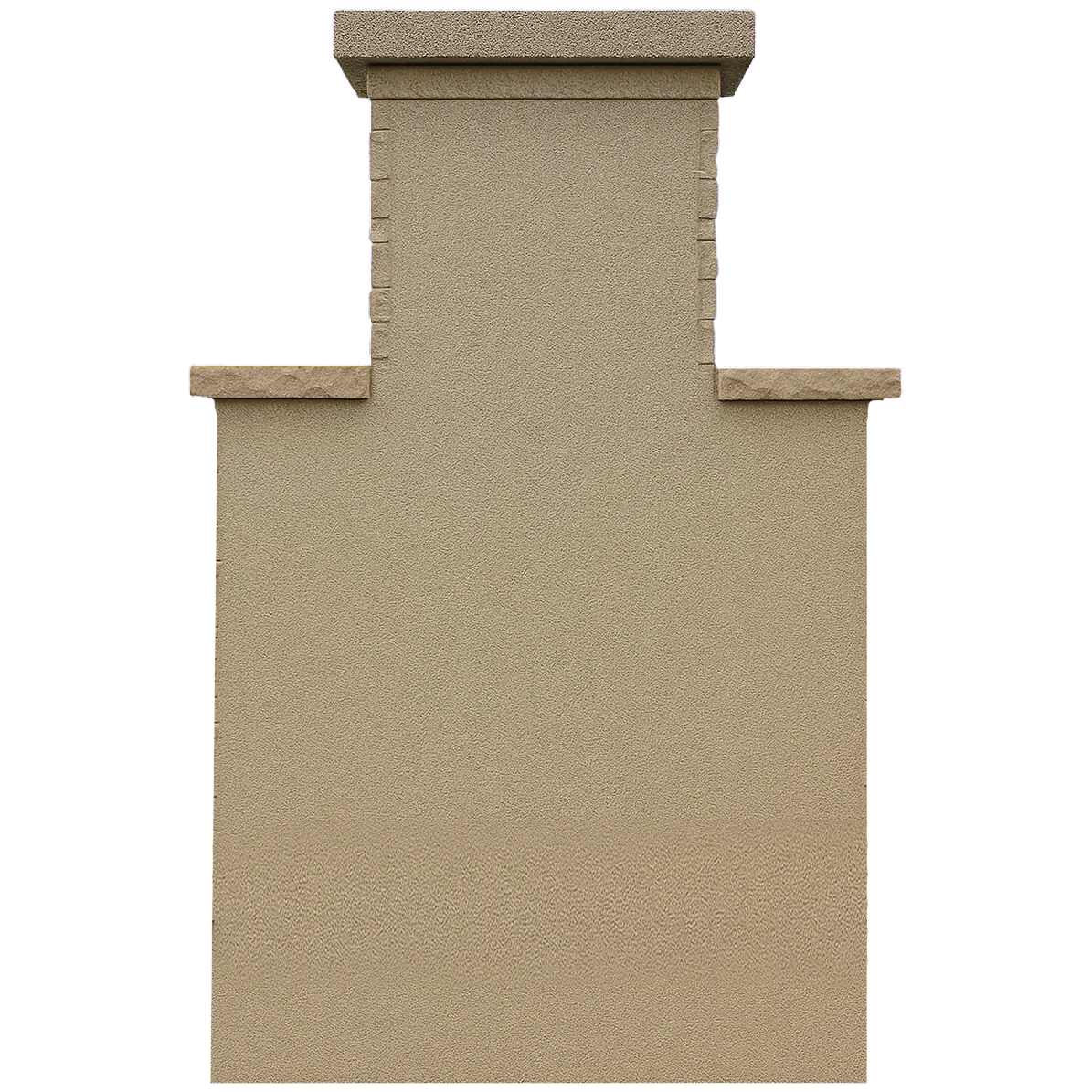 Cal Flame 78 inch Outdoor Fireplace with Hearth FRP-908-2 Cal Flame
