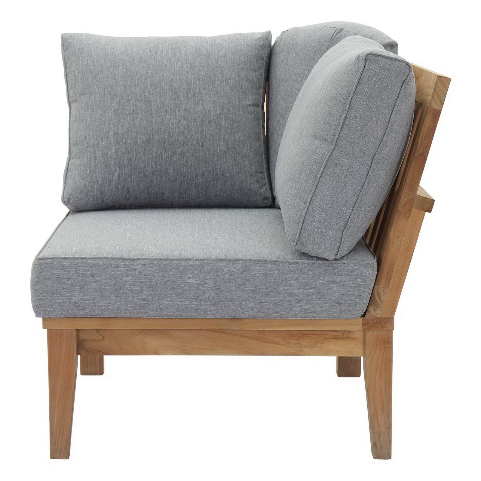 Marina Outdoor Patio Teak Corner Sofa by Modway