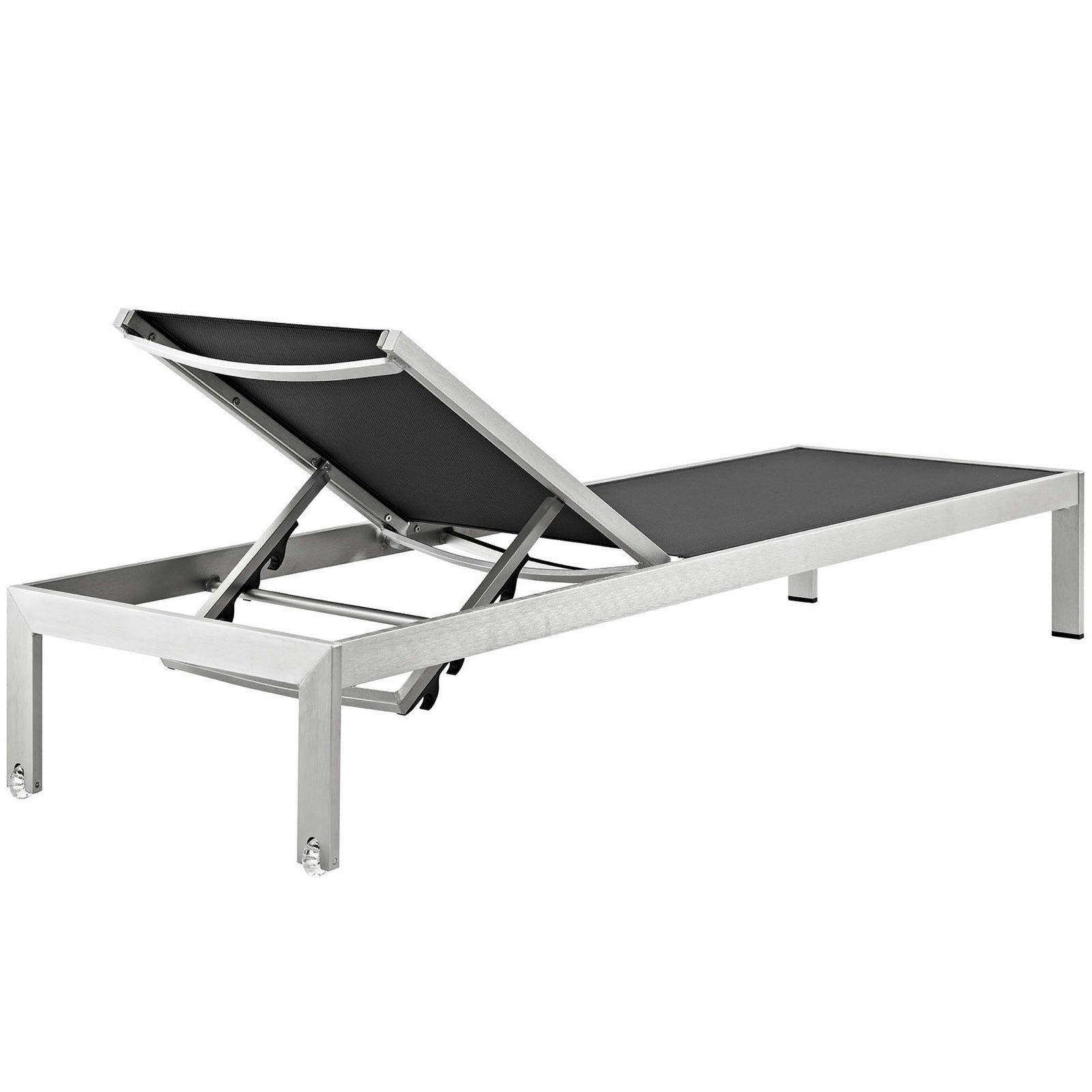 Shore Outdoor Patio Aluminum Mesh Chaise by Modway