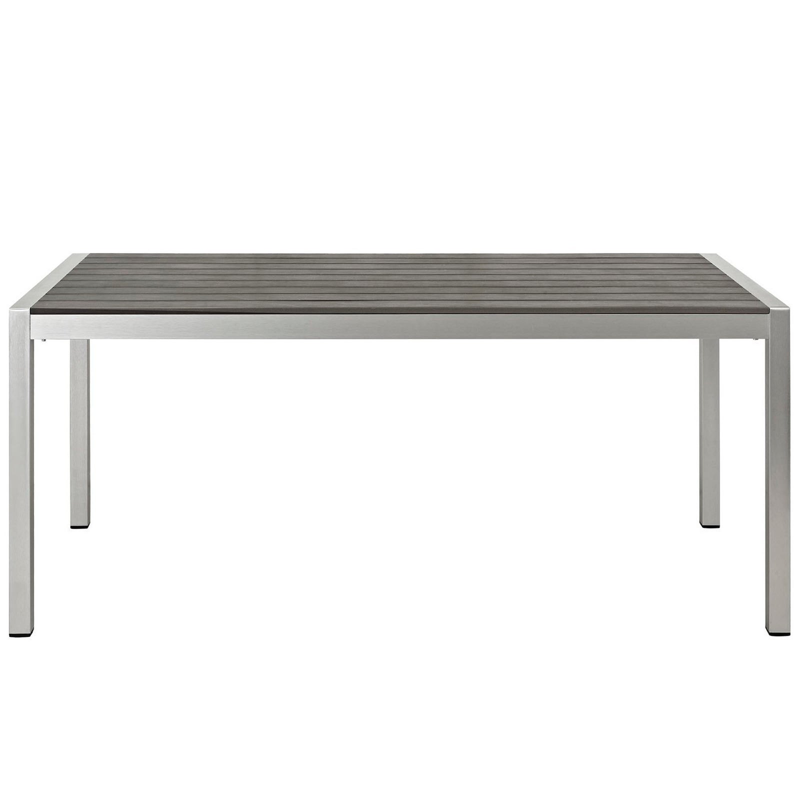 Shore Outdoor Patio Aluminum Dining Table by Modway