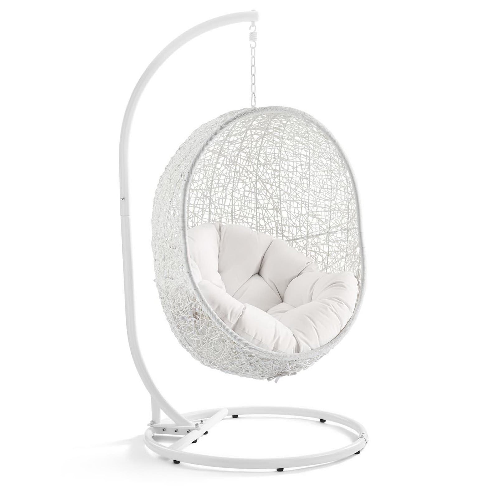 Hide Outdoor Patio Sunbrella® Swing Chair With Stand by Modway