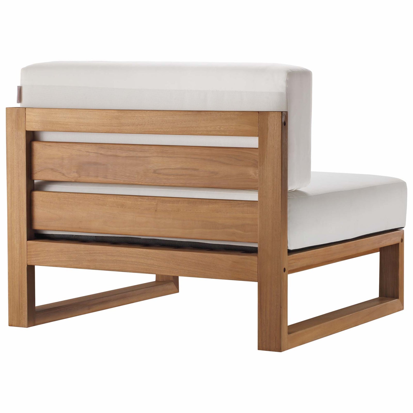 Upland 3-Piece Outdoor Patio Teak Wood Sectional Sofa Set by Modway