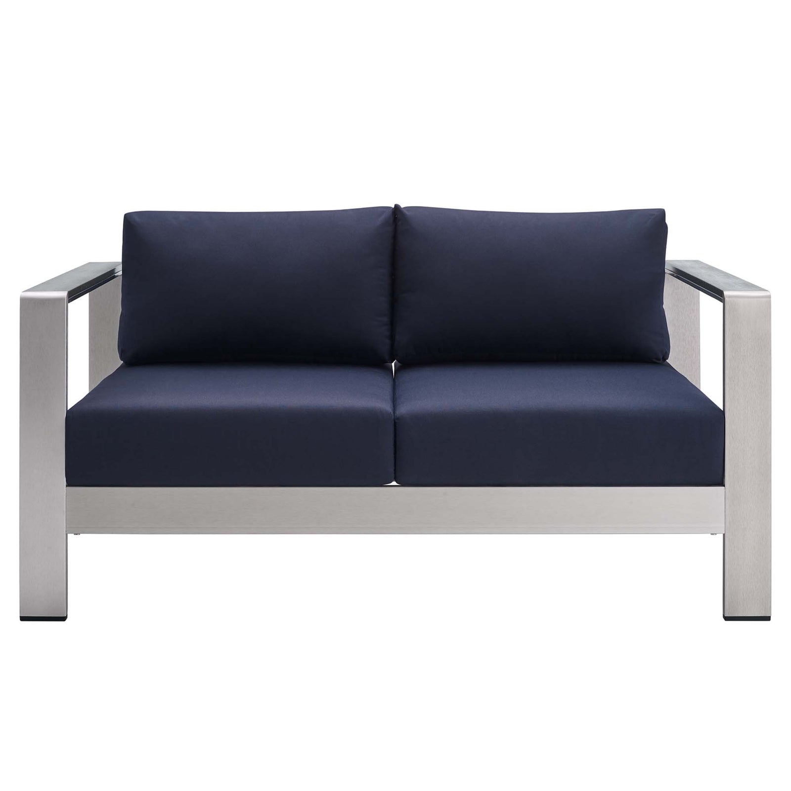 Shore 3 Piece Sunbrella® Fabric Outdoor Patio Aluminum Set by Modway