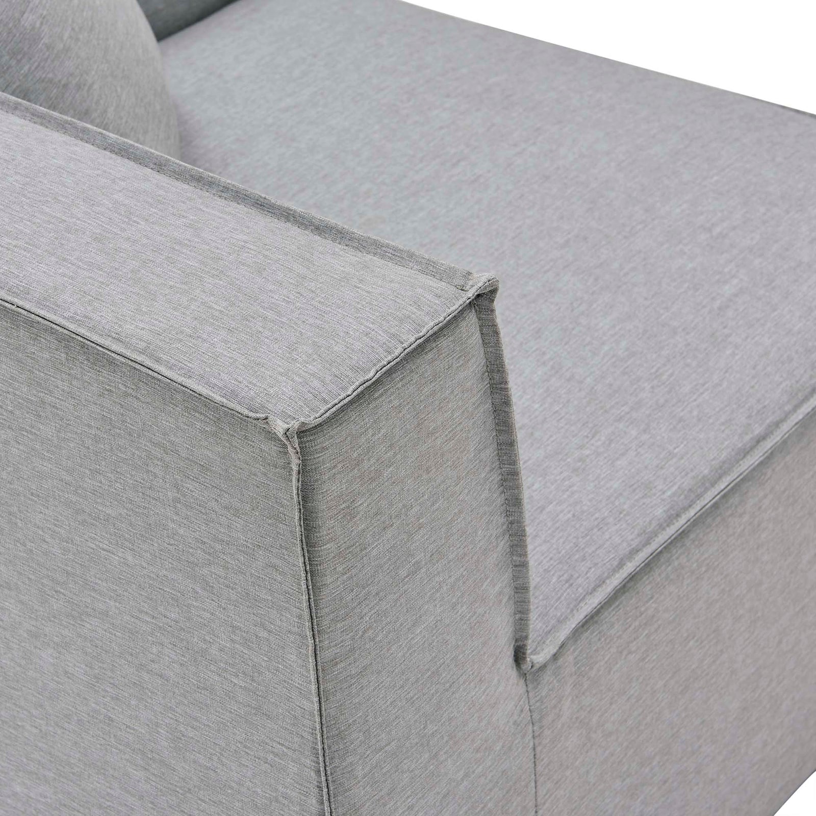 Saybrook 3-Piece Outdoor Patio Upholstered Sectional Sofa by Modway