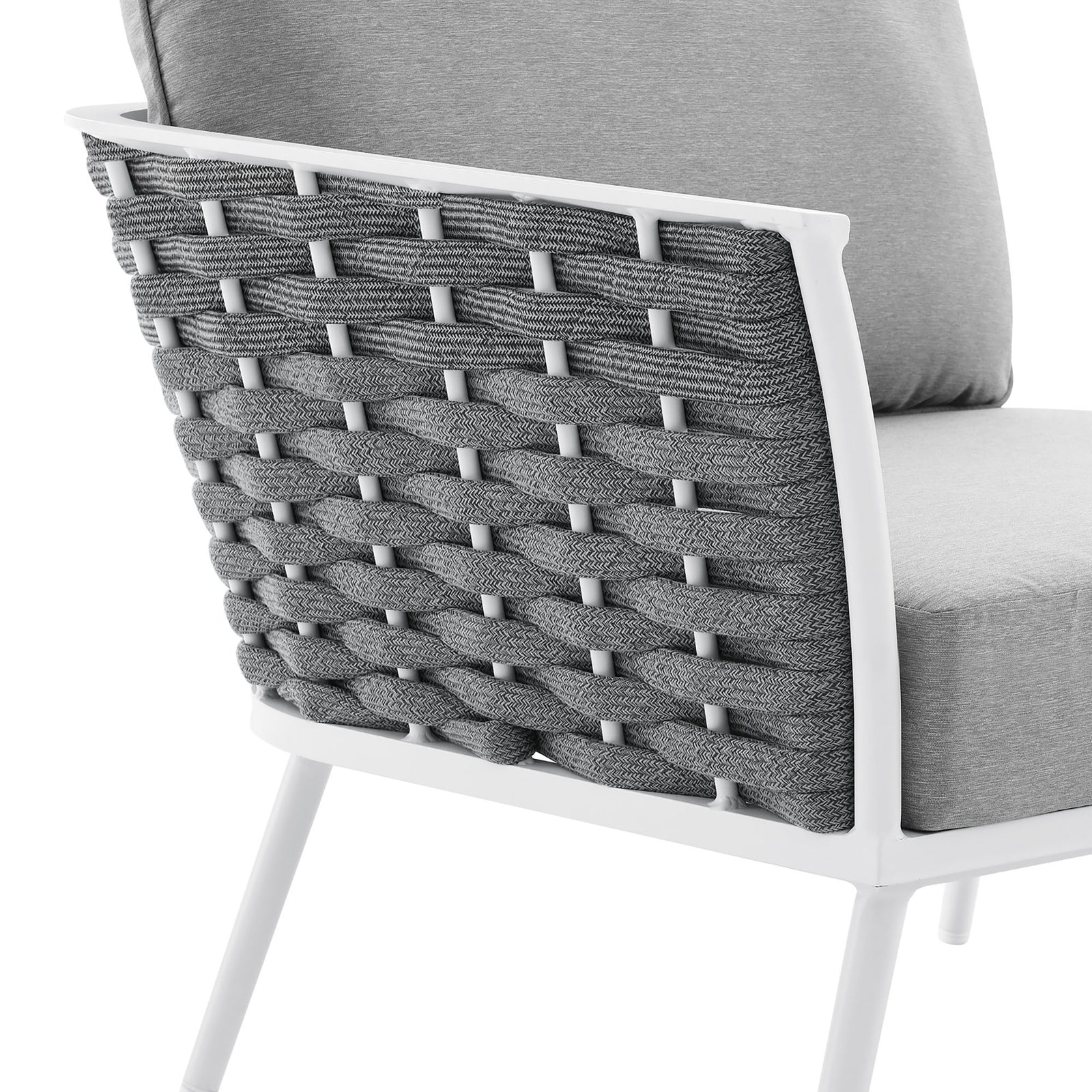 Stance Outdoor Patio Aluminum Left-Facing Armchair by Modway