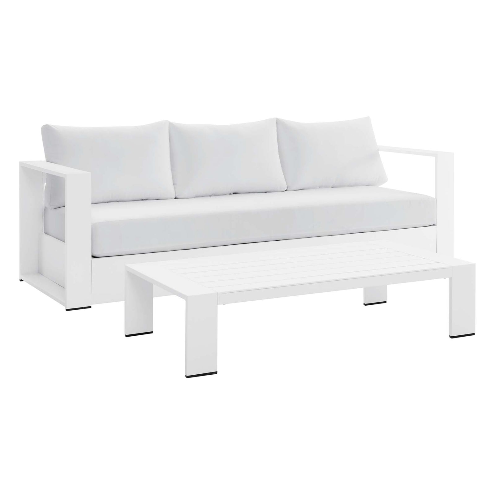 Tahoe 2-Piece Outdoor Patio Powder-Coated Aluminum Set by Modway