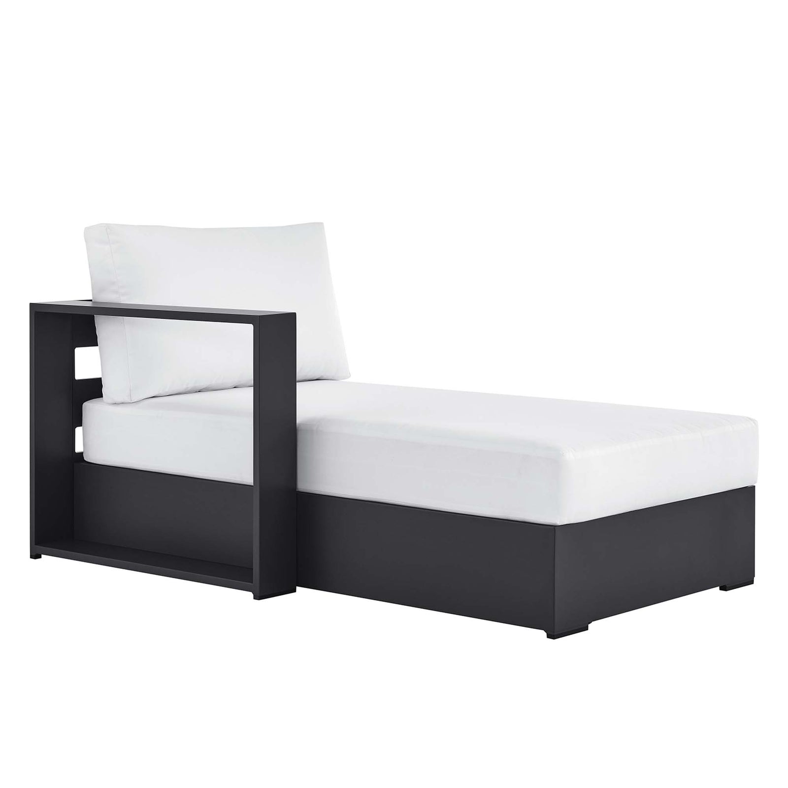 Tahoe Outdoor Patio Powder-Coated Aluminum Modular Left-Facing Chaise Lounge by Modway