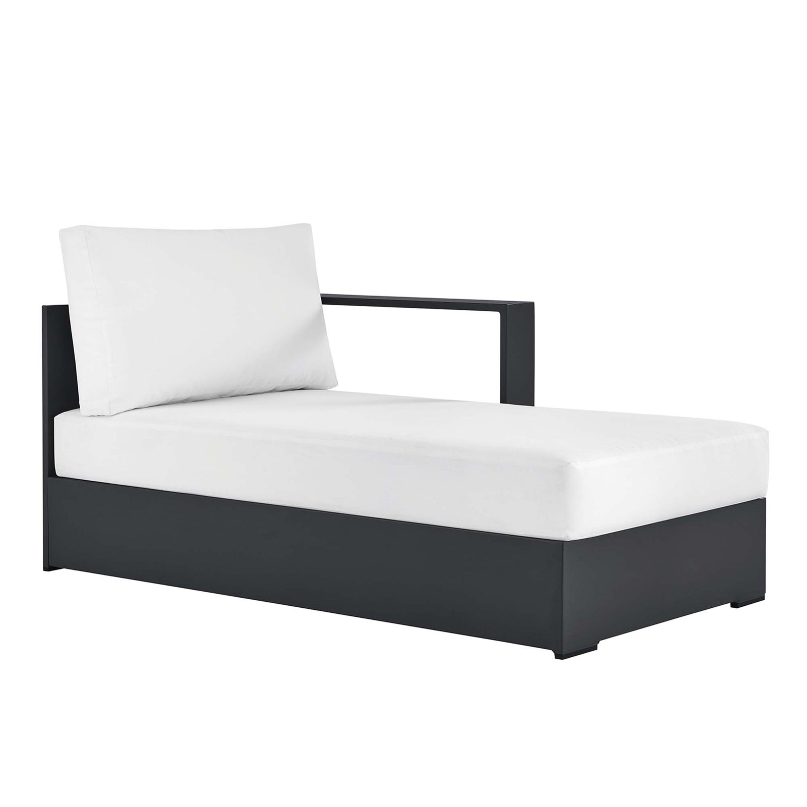 Tahoe Outdoor Patio Powder-Coated Aluminum Modular Right-Facing Chaise Lounge by Modway