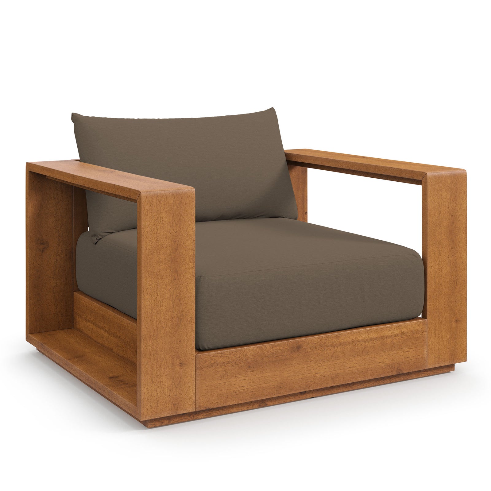 Tahoe Outdoor Patio Acacia Wood Chair by Modway