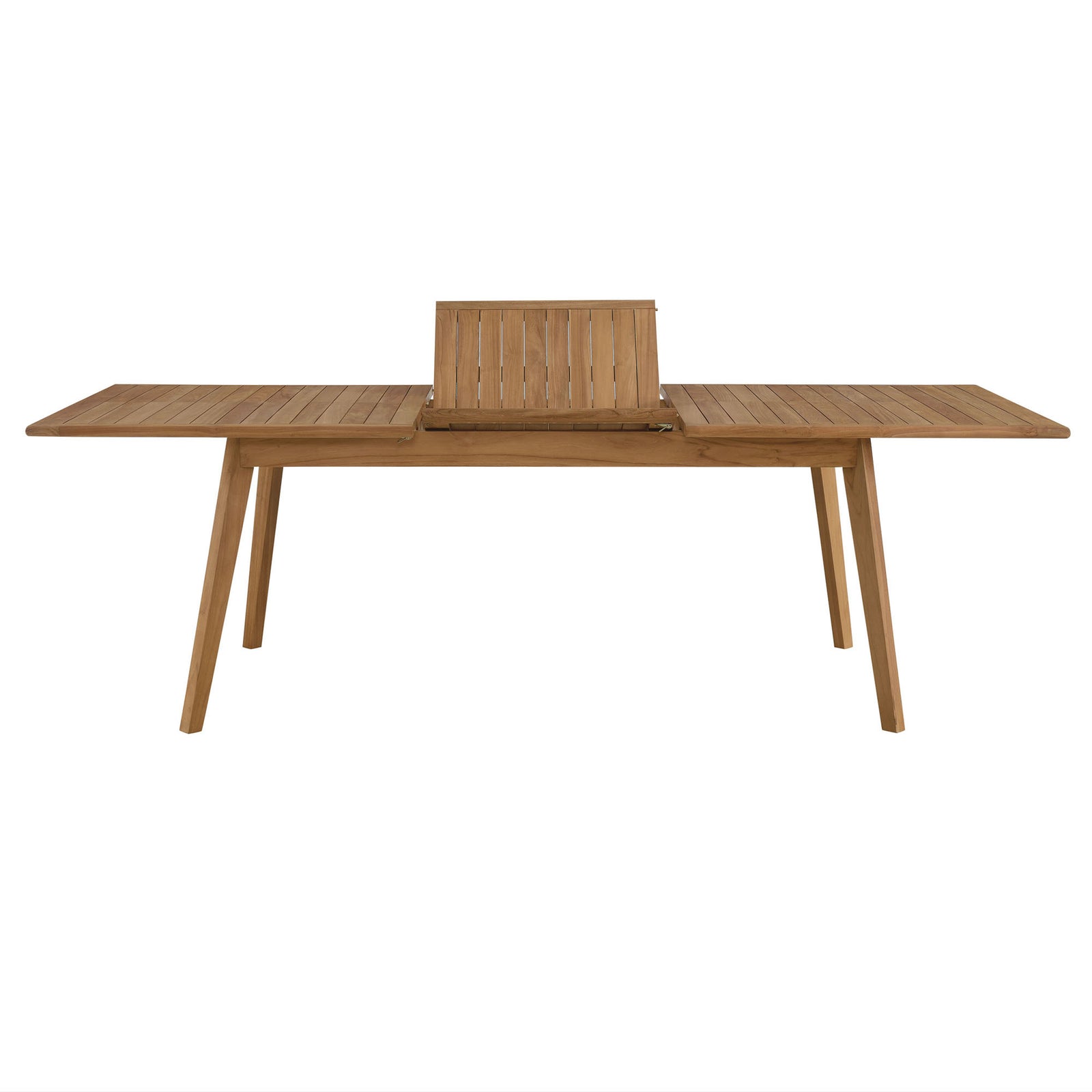 Vienna Outdoor Patio Teak Wood Extendable Dining Table by Modway