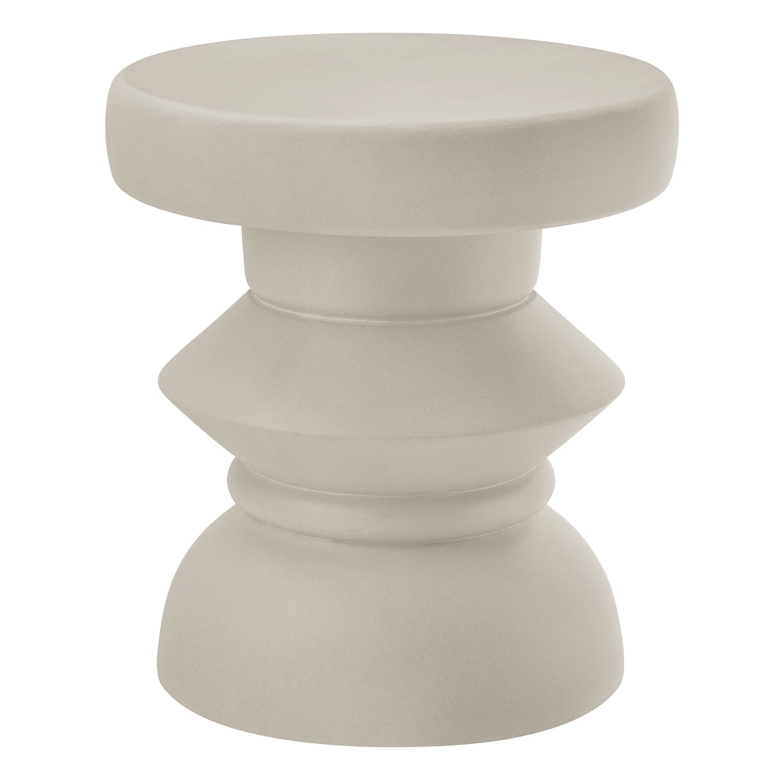 Terza Indoor - Outdoor Patio Concrete Side Table by Modway