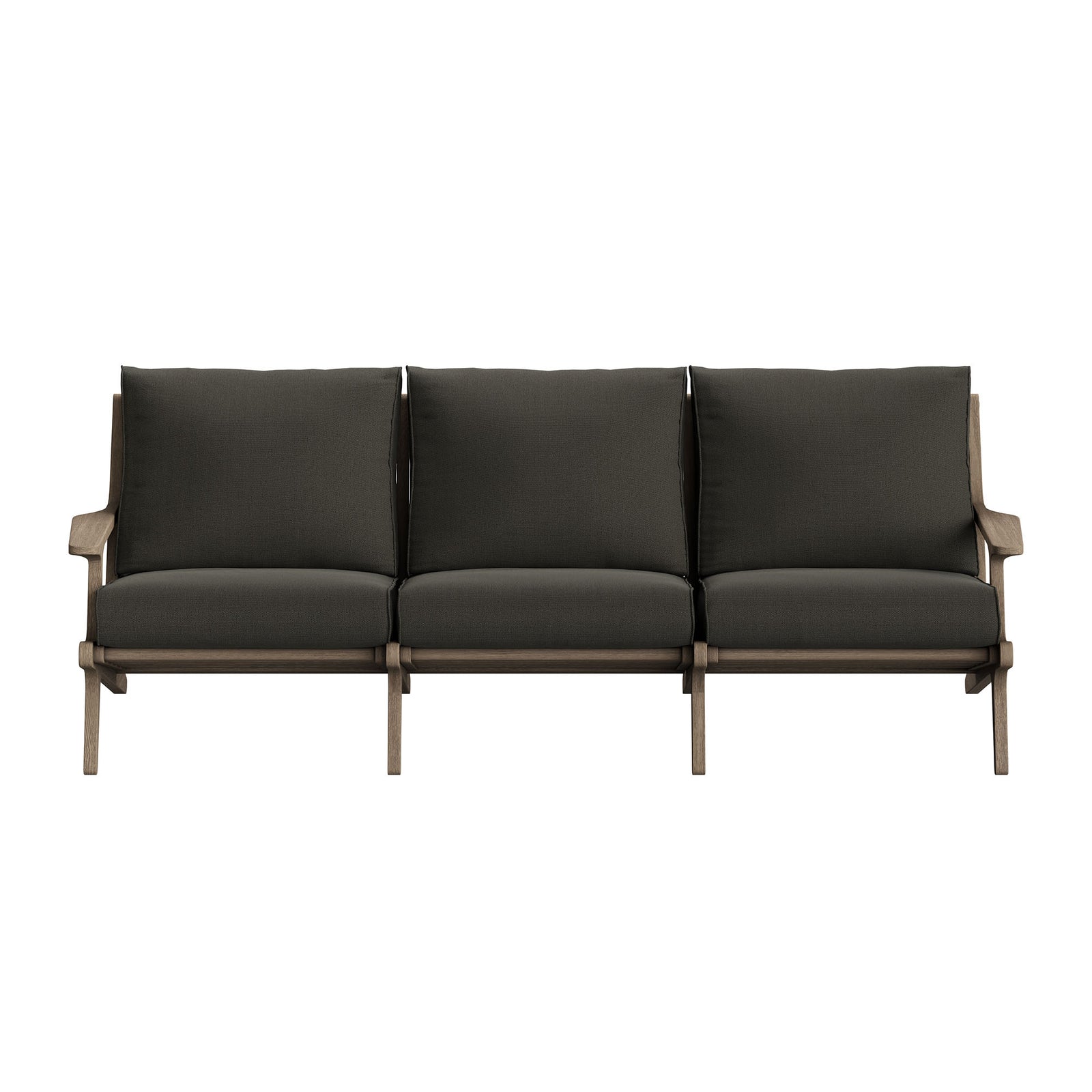 Saratoga Outdoor Patio Teak Sofa by Modway