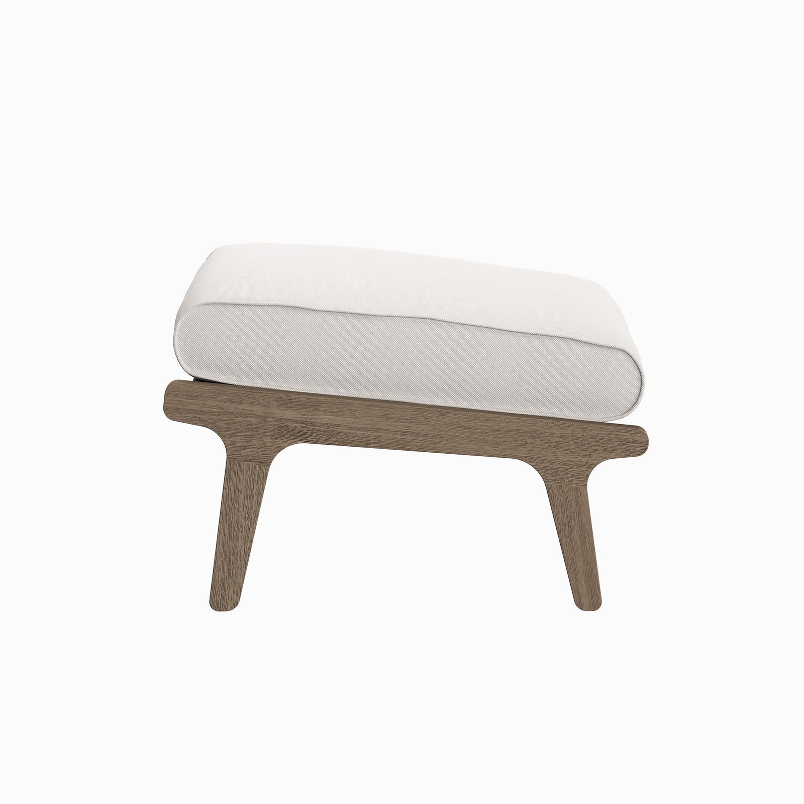 Saratoga Outdoor Patio Teak Wood Chair and Ottoman Set by Modway
