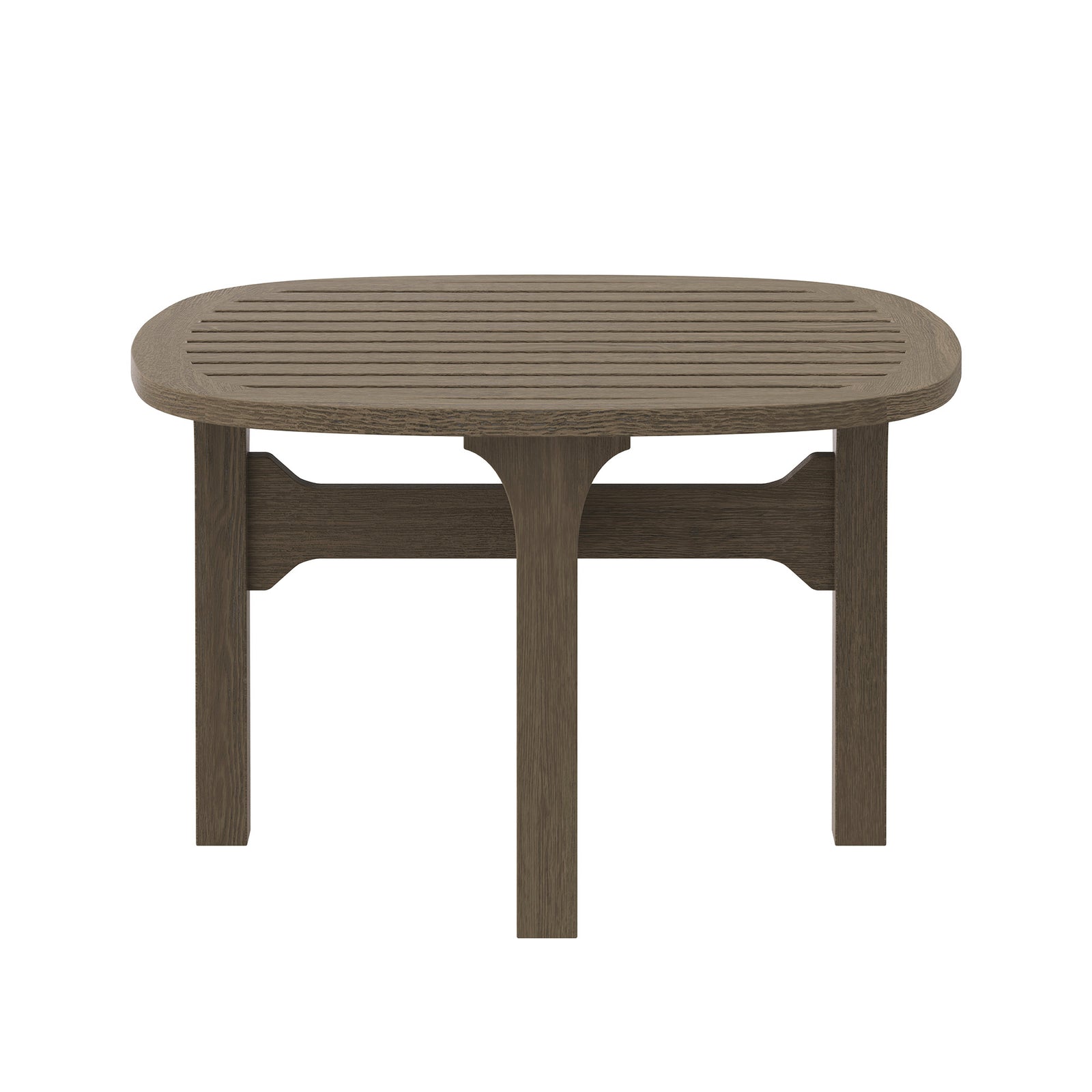 Saratoga Square Outdoor Patio Teak Wood Side Table by Modway