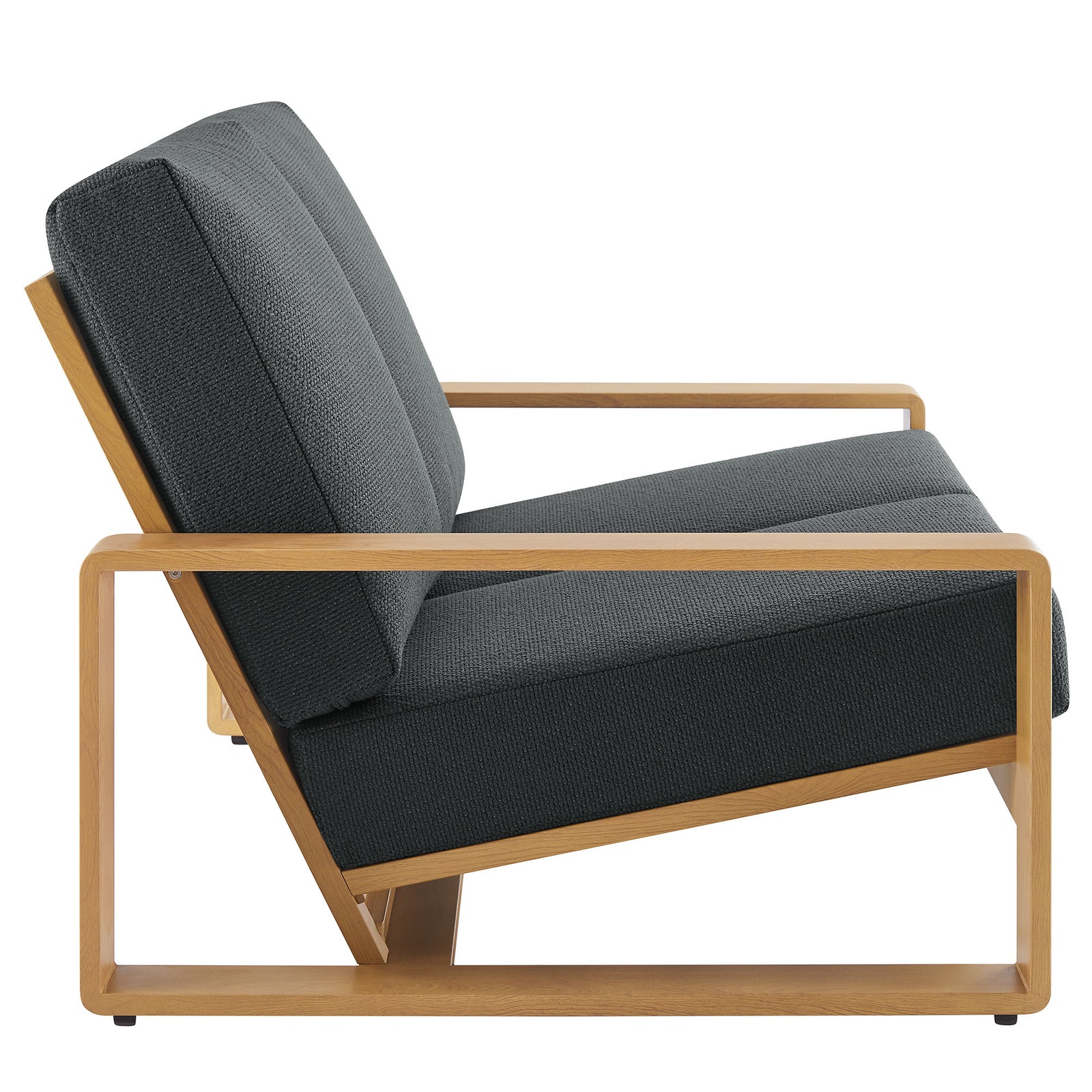 Lirienne Outdoor Patio Aluminum Faux Wood Loveseat by Modway