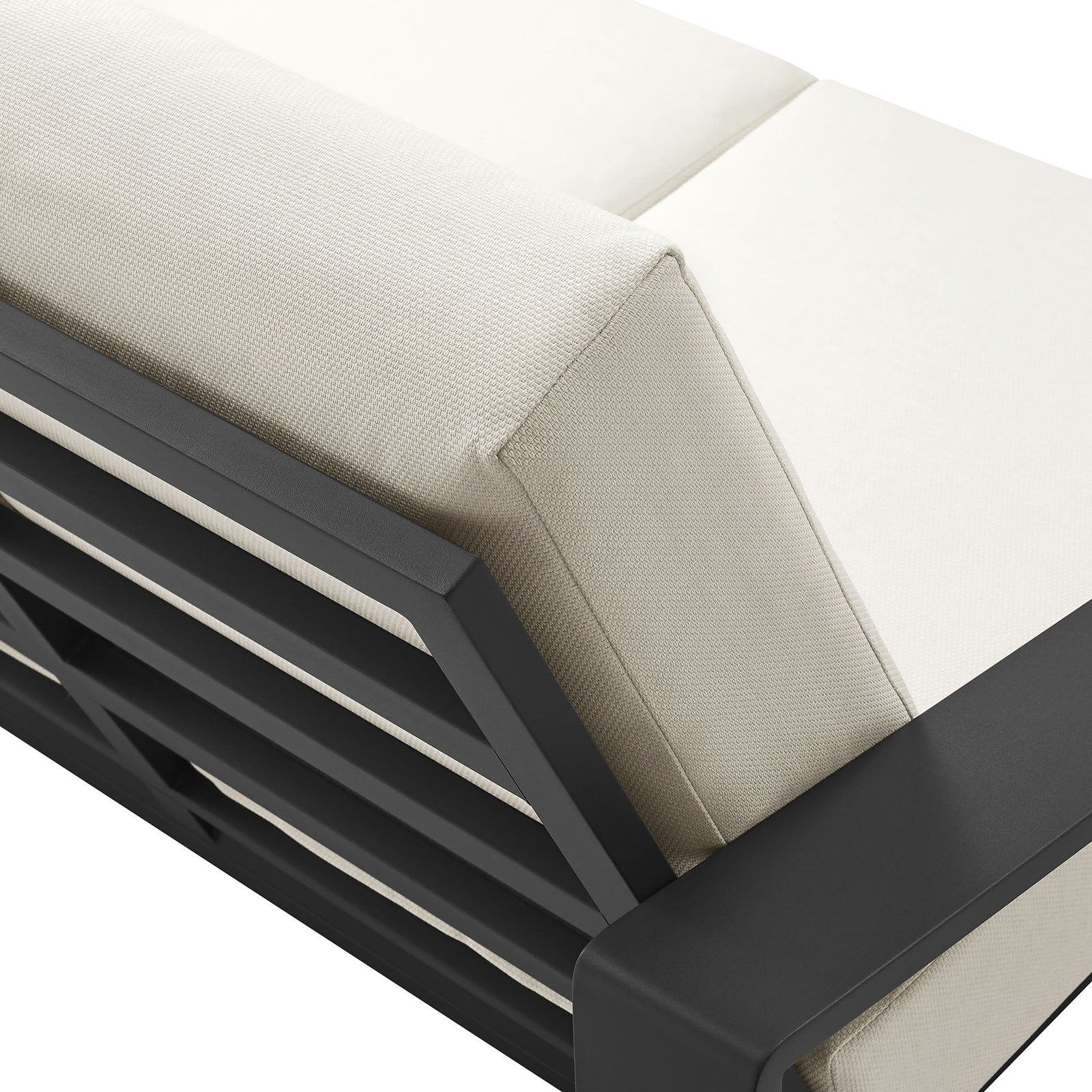 Lirienne Outdoor Patio Aluminum Loveseat by Modway