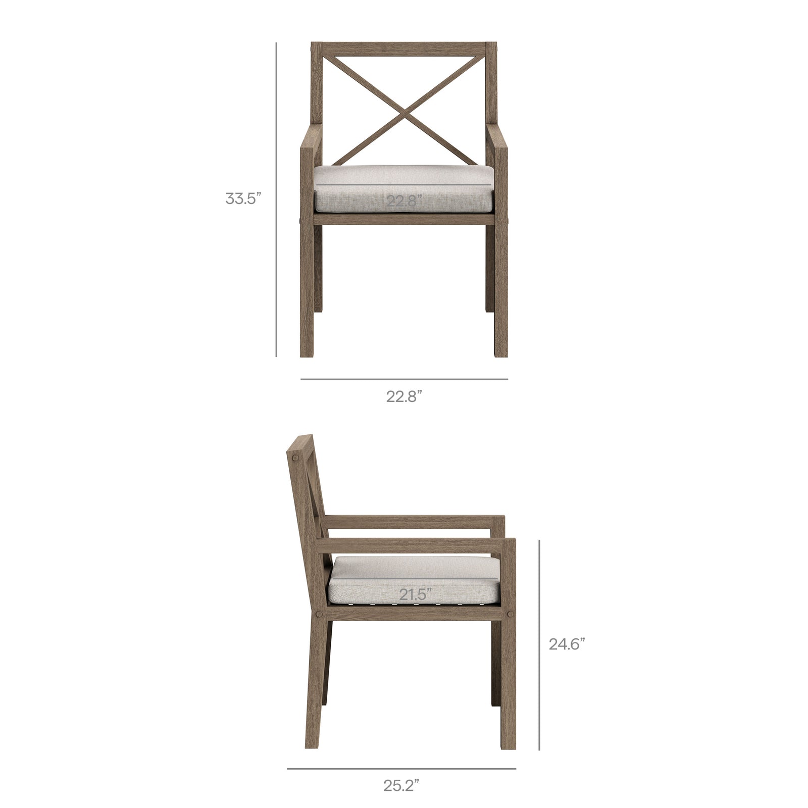 Northlake 7-Piece Outdoor Patio Teak Wood Dining Set by Modway