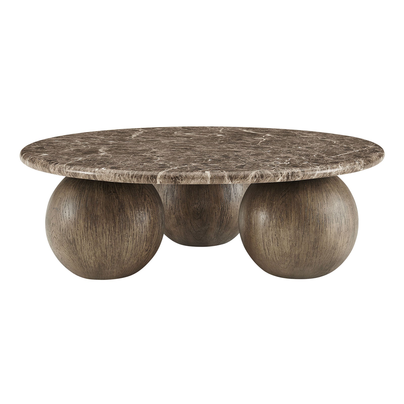 Pietra Indoor Outdoor Patio Round Coffee Table by Modway