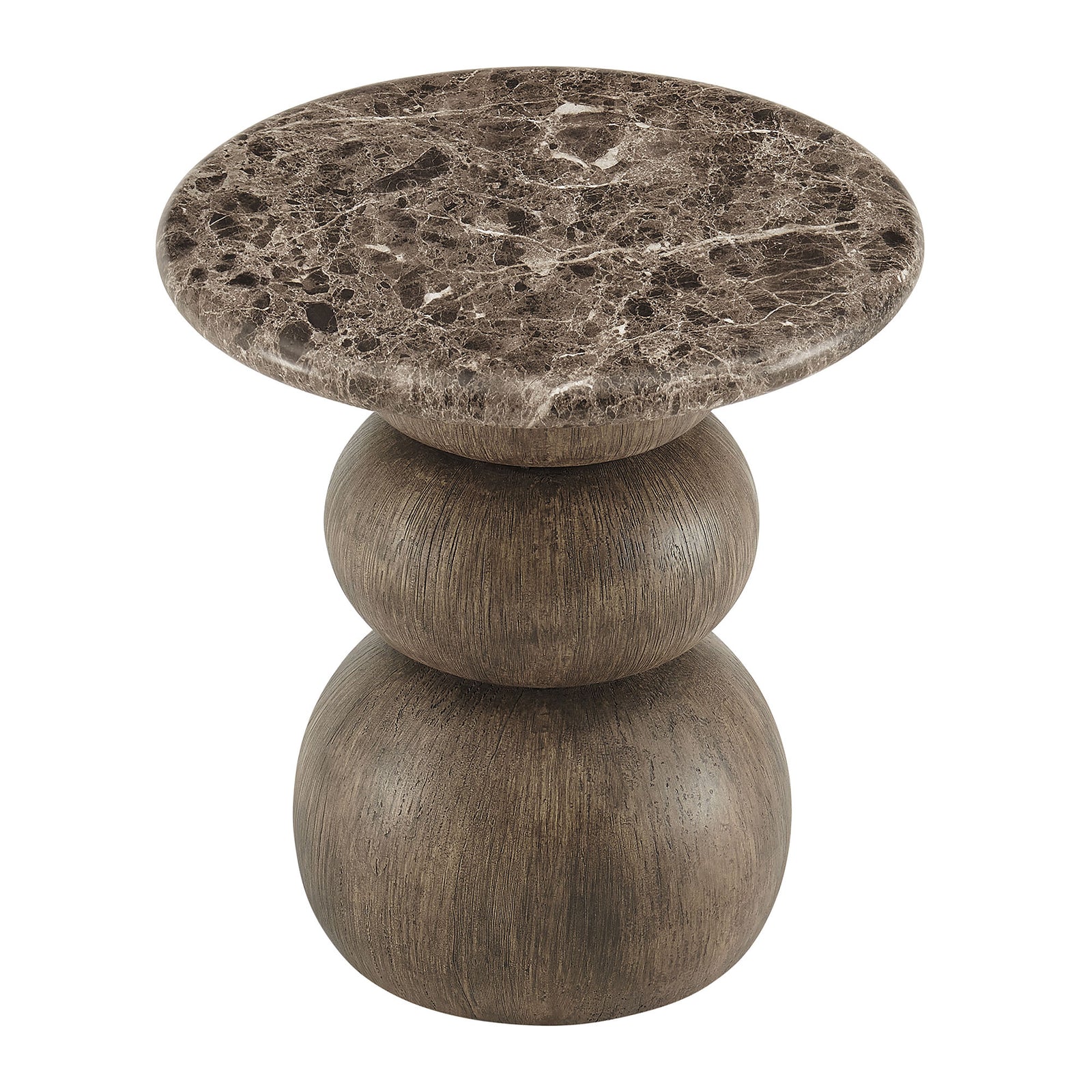 Pietra Indoor Outdoor Patio Round Side Table by Modway