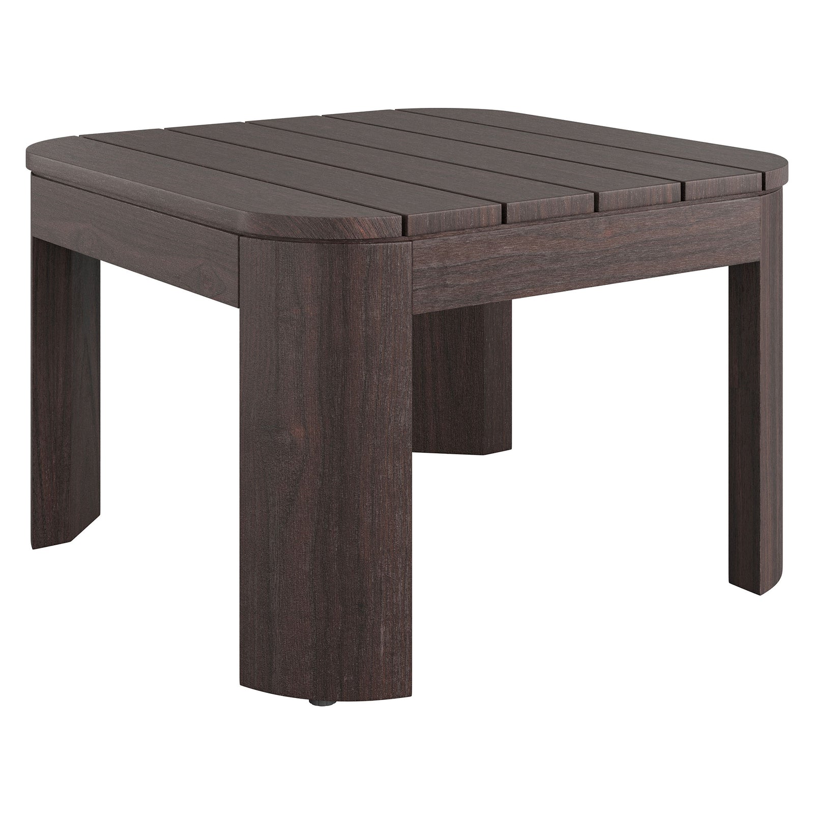 Kona Outdoor Patio Teak Wood Side Table by Modway