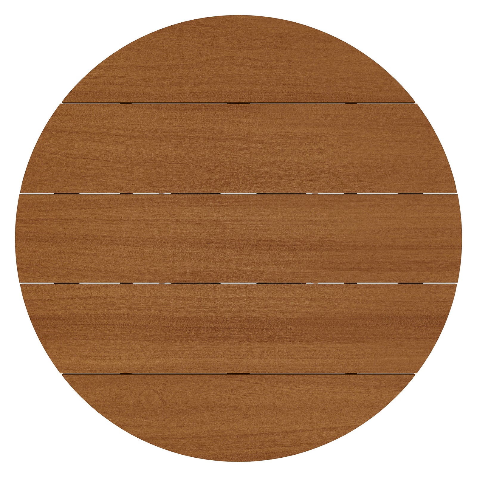 Lane 35 Inch Round Outdoor Patio Teak Wood Bar Table by Modway