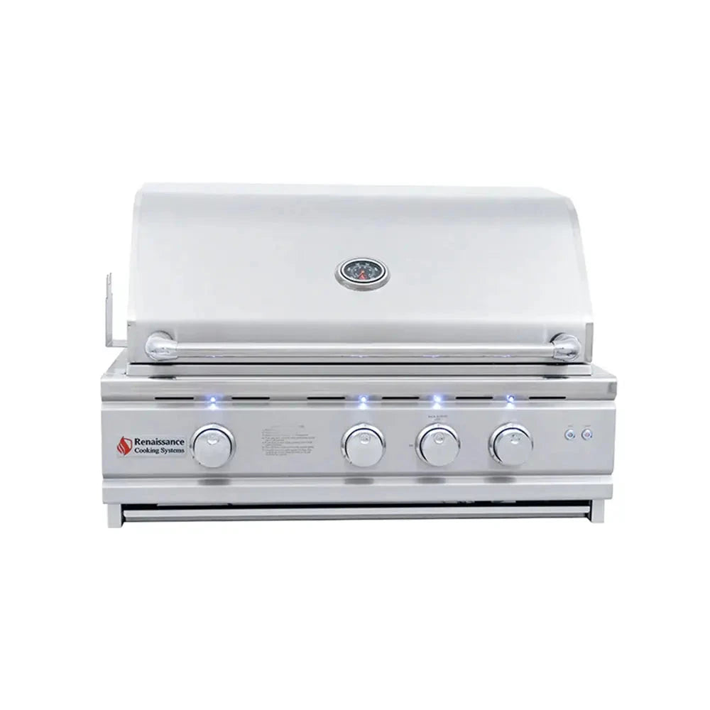 RCS 30 Inch Cutlass Pro Grill RC30BL - main product front view stainless steel