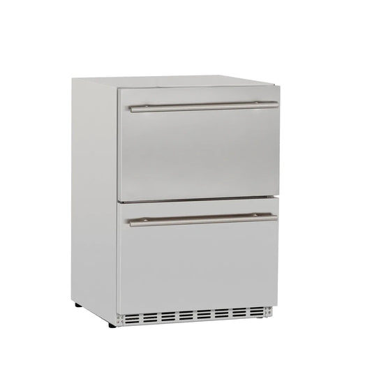 RCS Stainless Steel UL Rated Two Drawer Refrigerator RCS