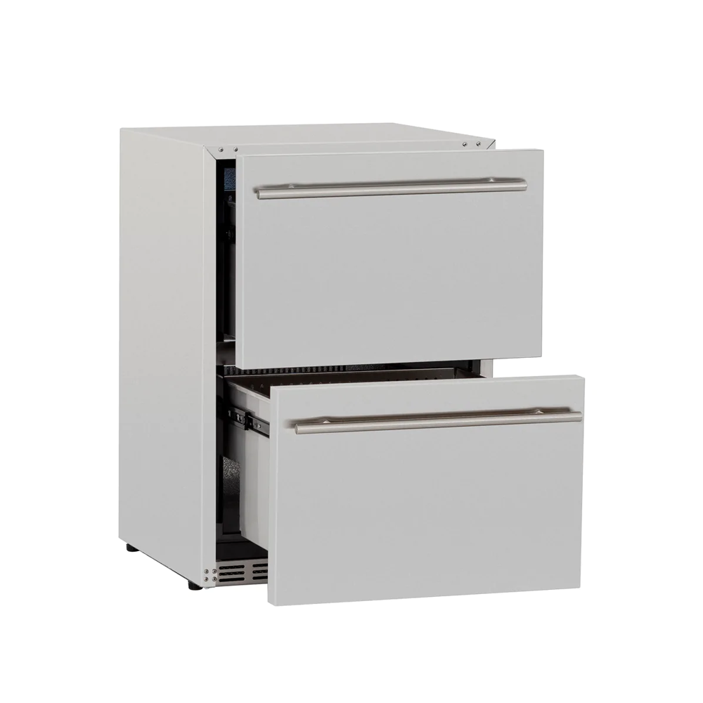 RCS Stainless Steel UL Rated Two Drawer Refrigerator RCS