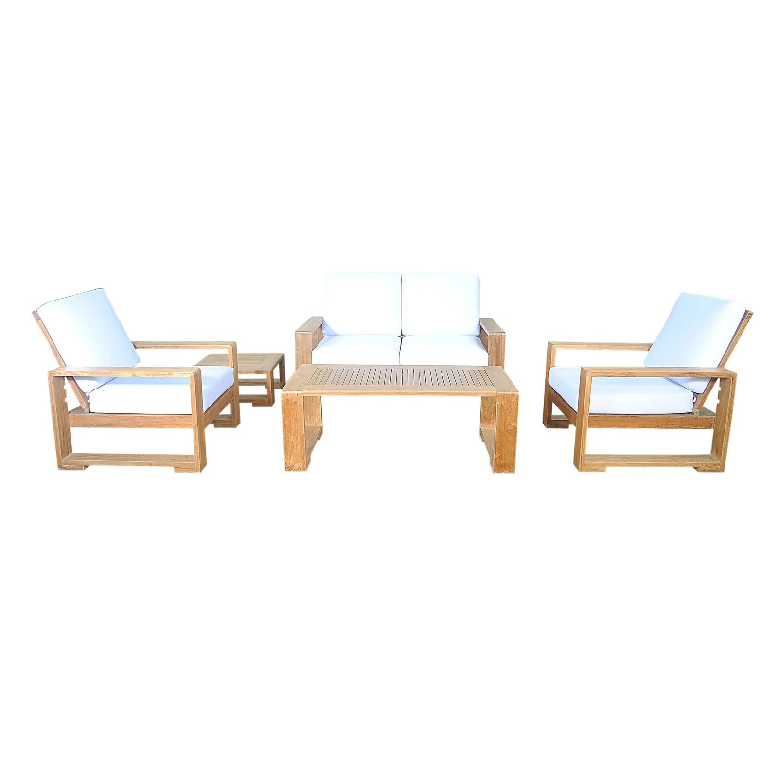 Bahama Chicago 7-Piece Teak Outdoor Dining Set Chair B | BetterPatio // BetterPatio.com
