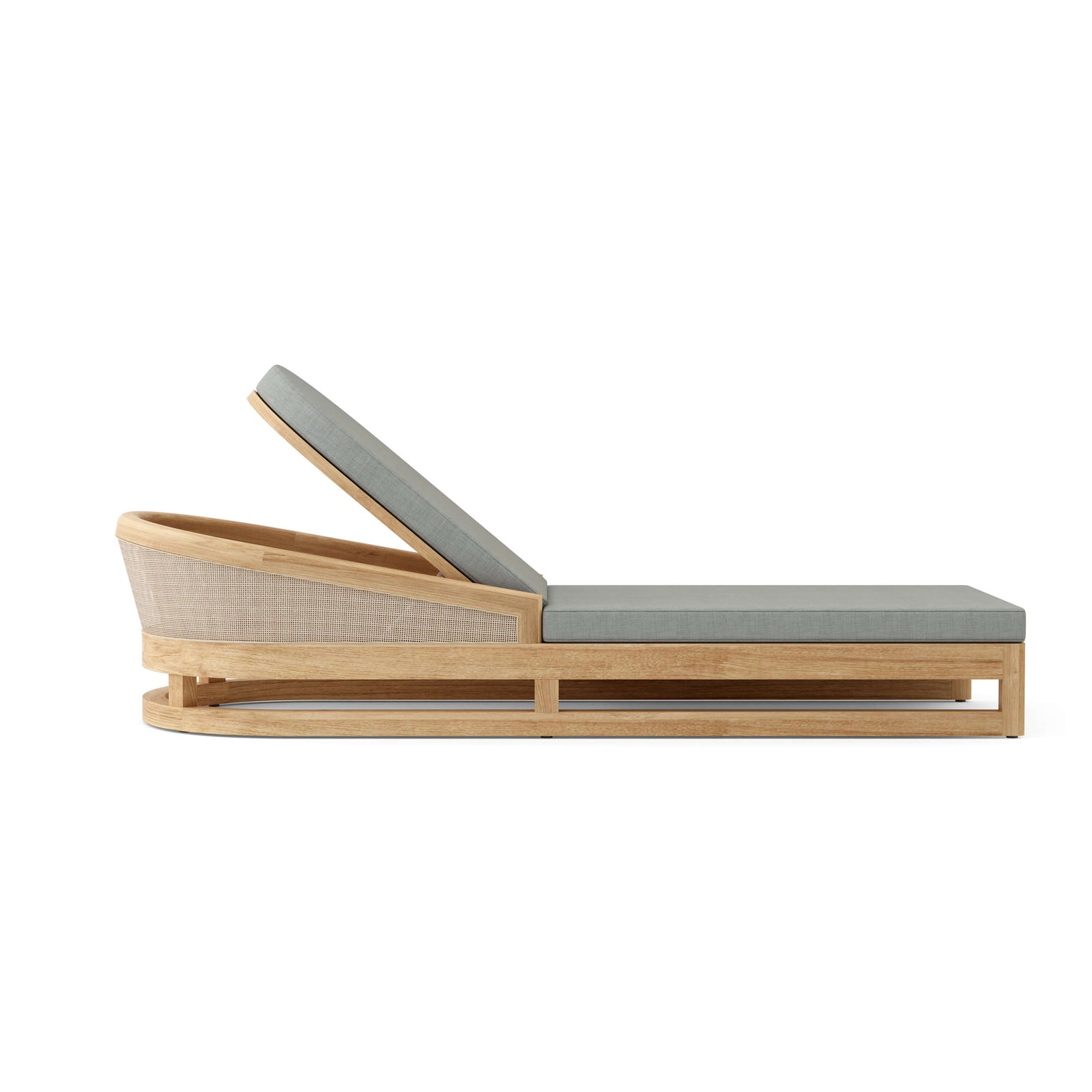 Catania Teak Chaise Lounge with Sunbrella Cushions | BetterPatio // BetterPatio.com