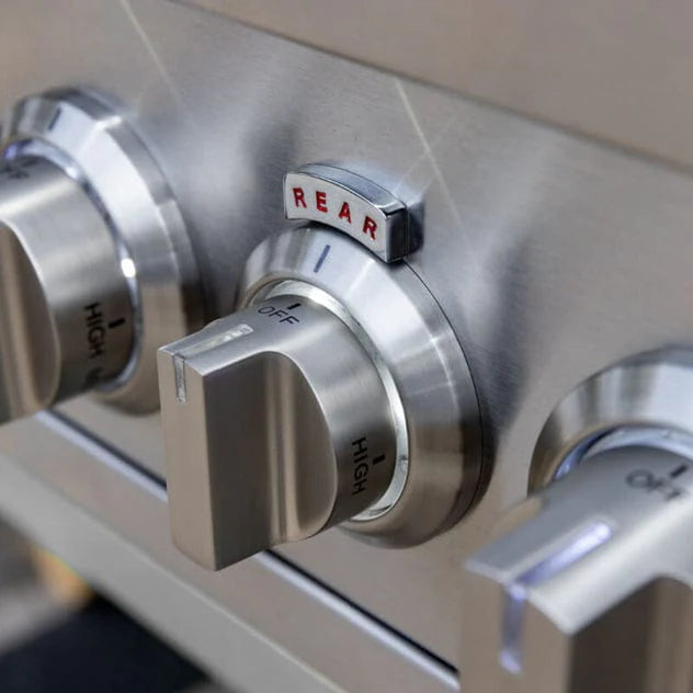 Summerset Sizzler Pro 32-Inch 4-Burner Built-In Gas Grill with Infrared Back Burner